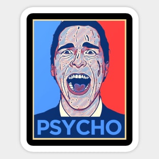 Patrick Bateman - Psycho. Sticker